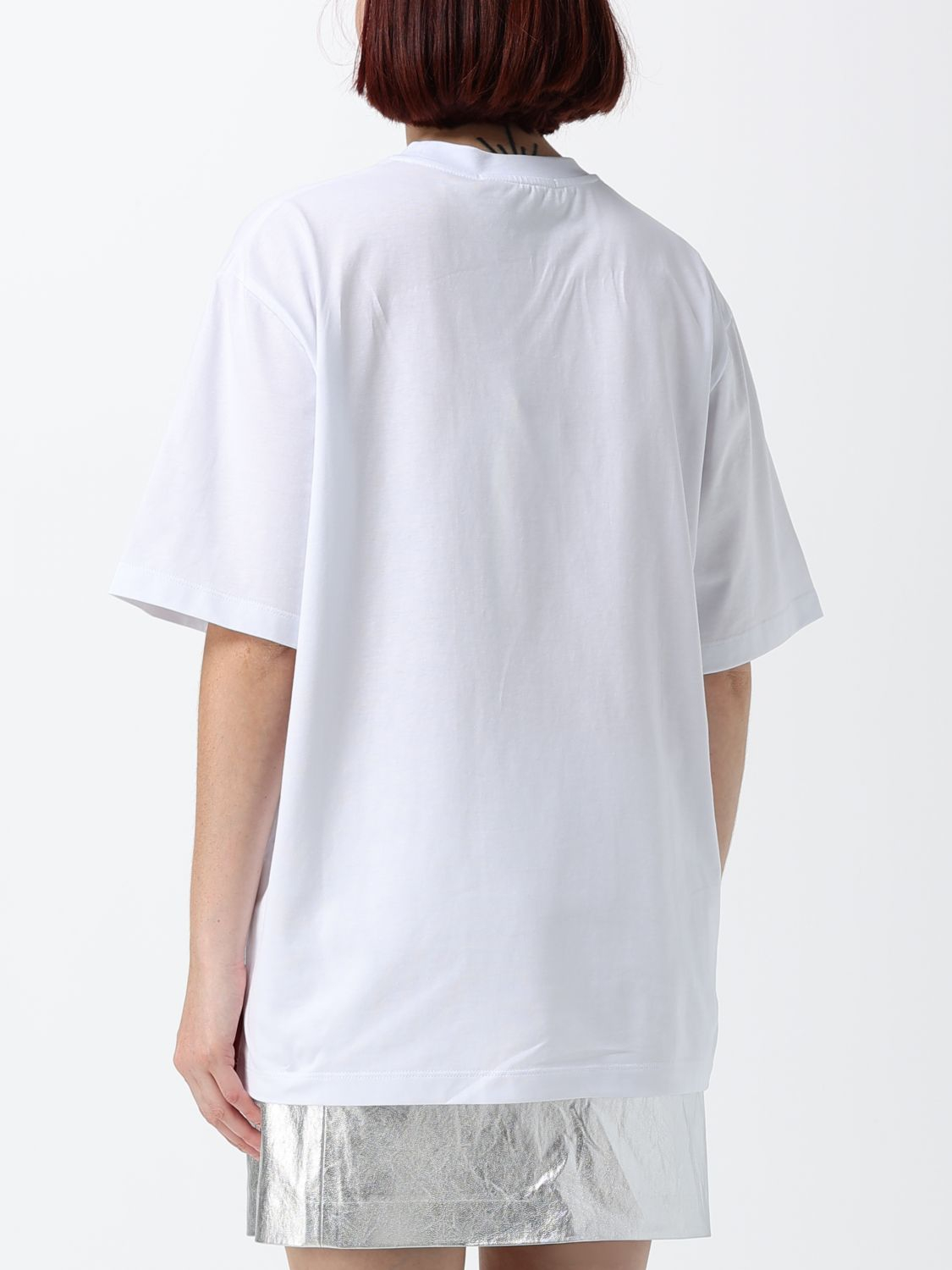 [MSGM] T-shirts Short Sleeve SS26 4042MDM102267002 OPTICAL WHITE
