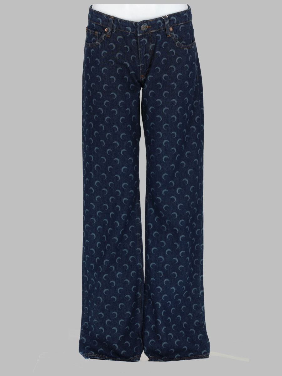 [MARINE SERRE] Jeans SS26 WPA180A_RDEN0002BL80