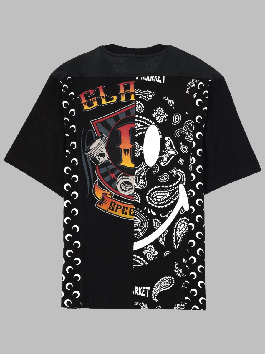 [MARINE SERRE] T-shirts Short Sleeve SS26 MTT102A_UJER0003BK99