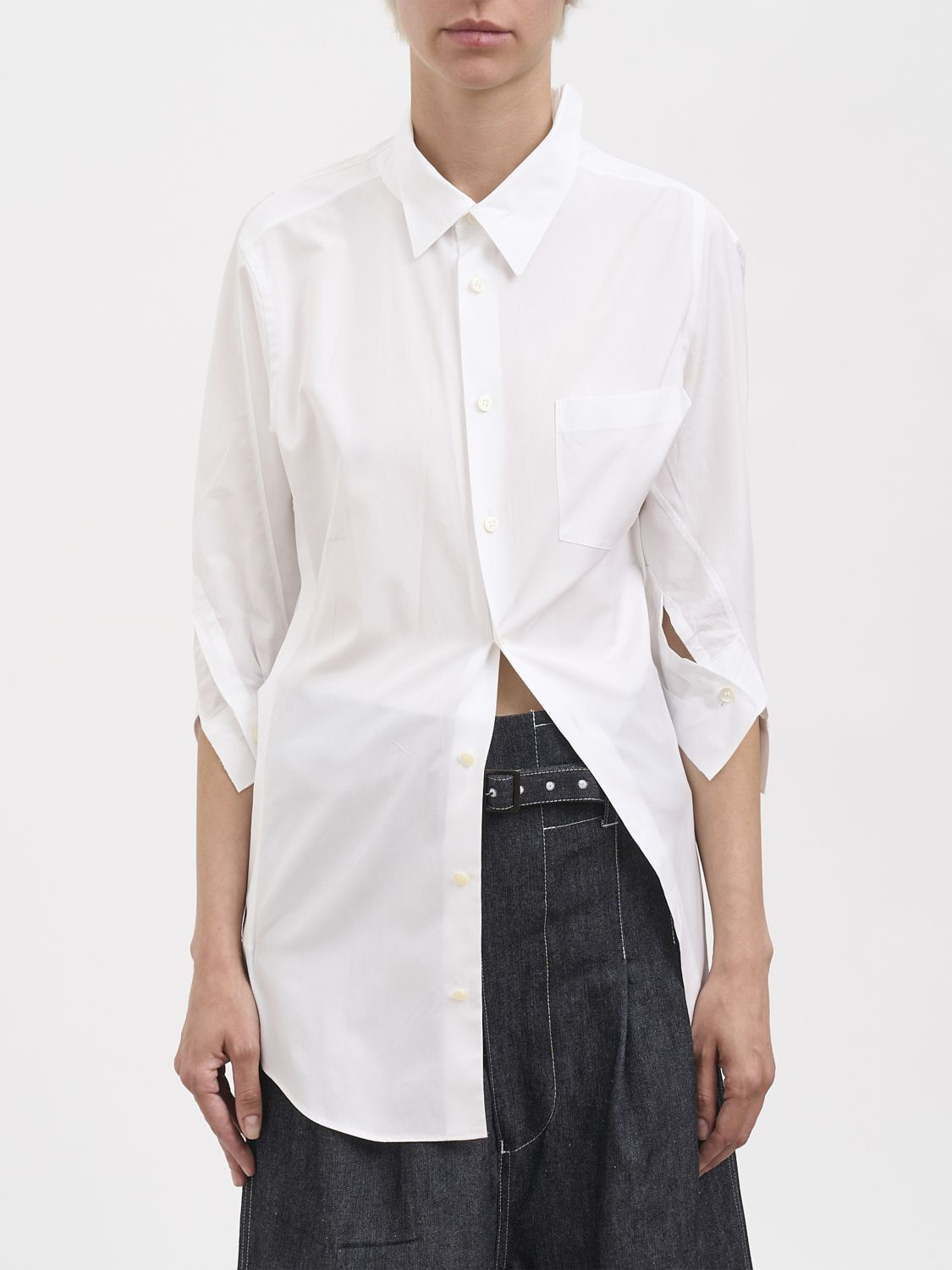 [Junya Watanabe] Shirts Long Sleeve SS26 JQB014 WHITE