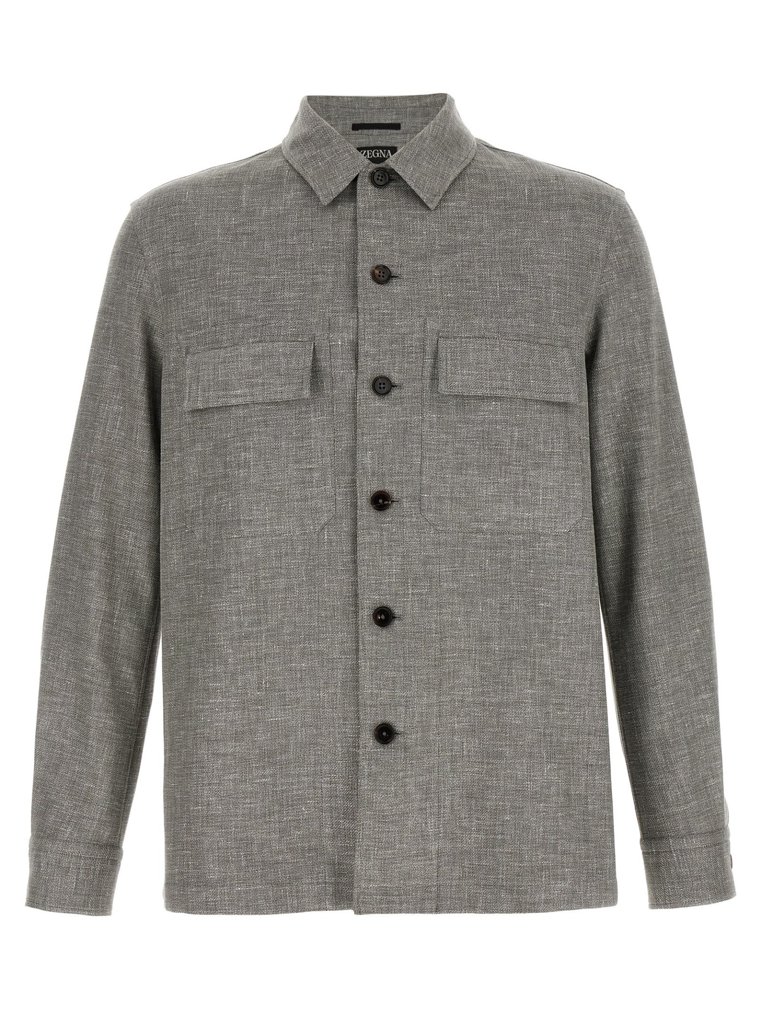 [ZEGNA] Shirts Long Sleeve SS26 UHV22A3SOT6BN08262
