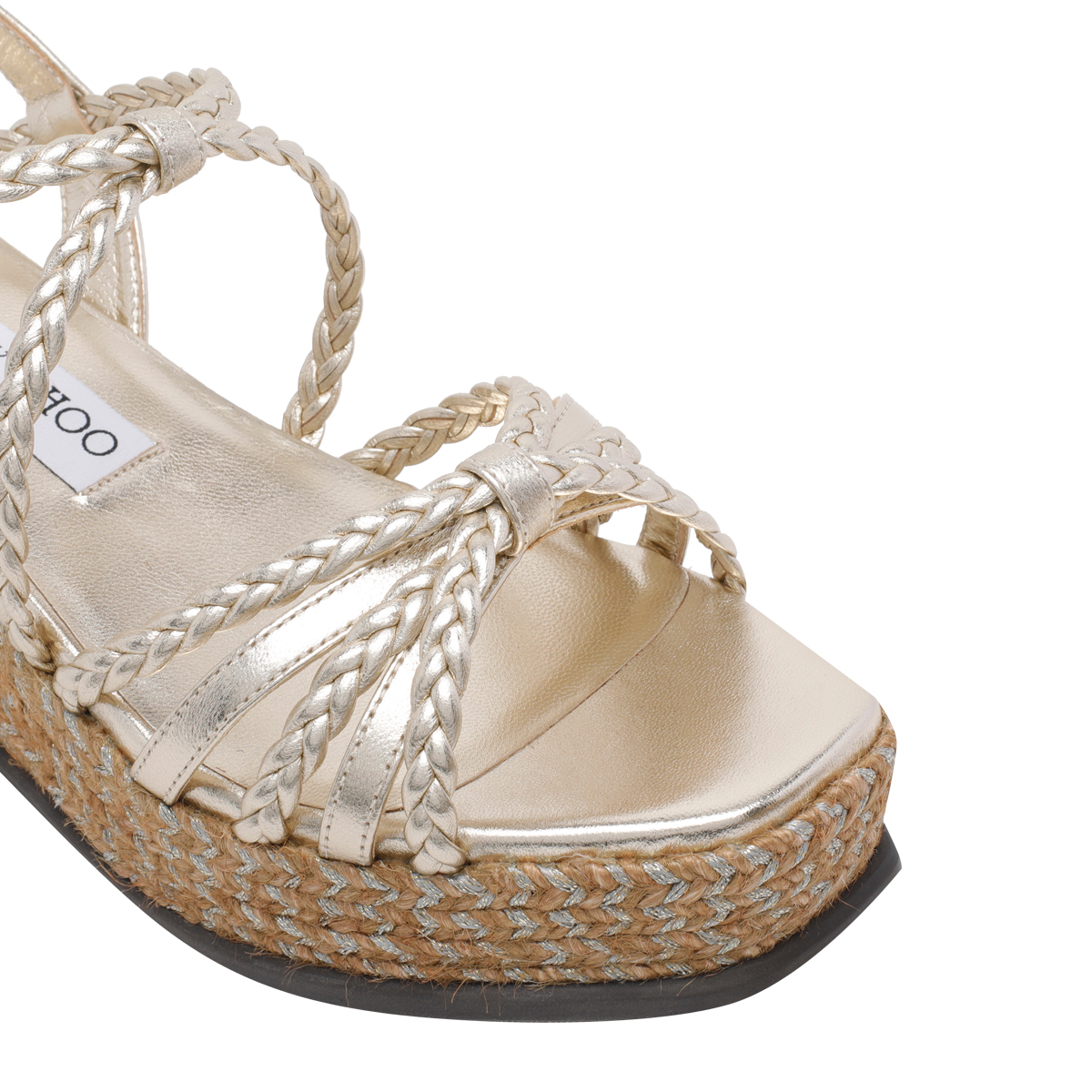 [Jimmy Choo] Sandals FW26 NYRA 60ZKTSOFT GOLD MIX
