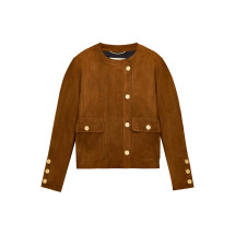 [Saint Laurent] Jacket FW26 876897YCUM22705 RHUM AMBRE