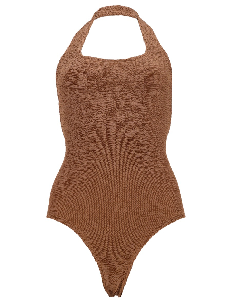 [Hunza G] Swimsuit SS26 S-SANDY-CR_METALLICCOCOA