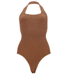 [Hunza G] Swimsuit SS26 S-SANDY-CR_METALLICCOCOA