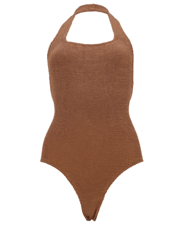 [Hunza G] Swimsuit SS26 S-SANDY-CR_METALLICCOCOA