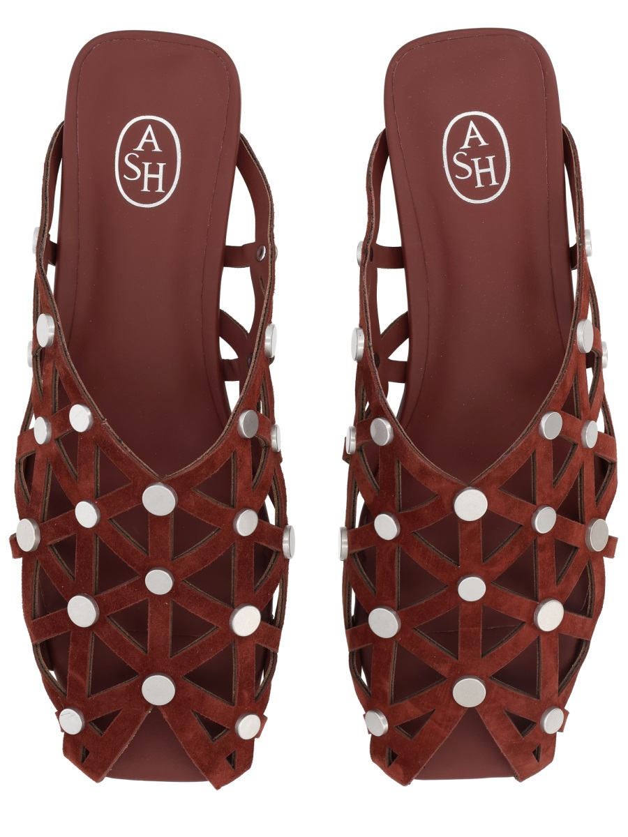 [ASH] Flat shoes SS26 BONE02_MARSALA