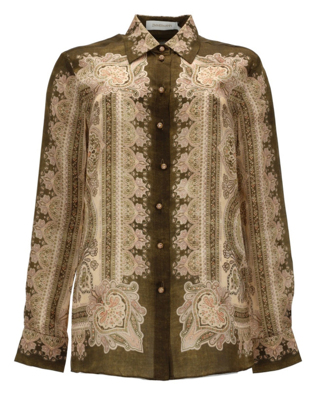 [Zimmermann] Shirts Long Sleeve SS26 8774TS261_OLPP