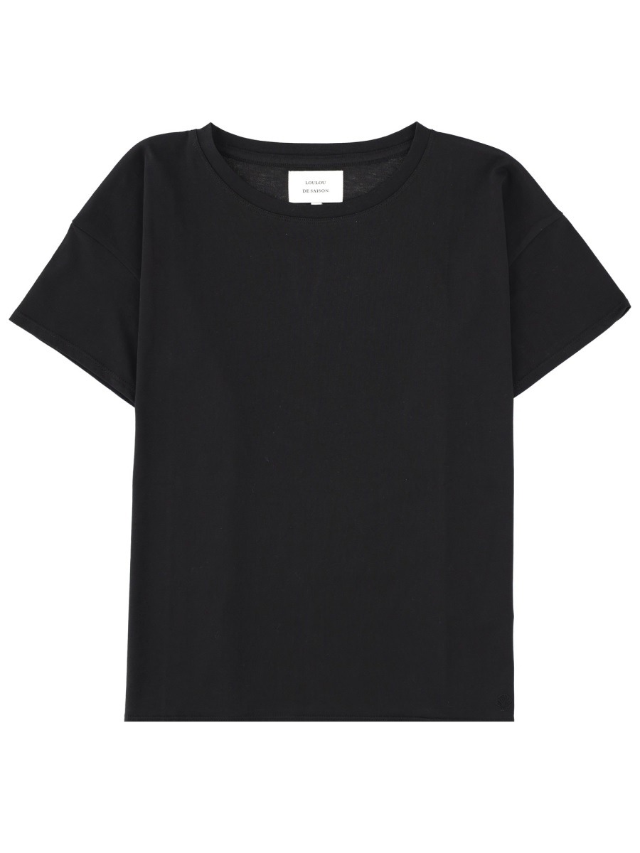 [LouLou De Saison] T-shirts Short Sleeve SS26 BASILUZZOLDS_BLACK