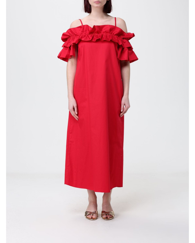 [HANITA] Sleeveless dress SS26 HV37994597 CILIEGIA