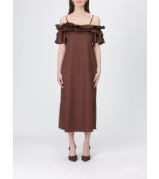 [HANITA] Sleeveless dress SS26 HV37994597 EBANO