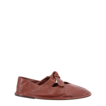 [HEREU] Flat shoes SS26 LLSSWFA24.002.6_CHESTNUT