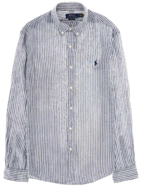 [Polo Ralph Lauren] Shirts Long Sleeve SS26 710B15647_0017188GNEWCLASSICNAVY