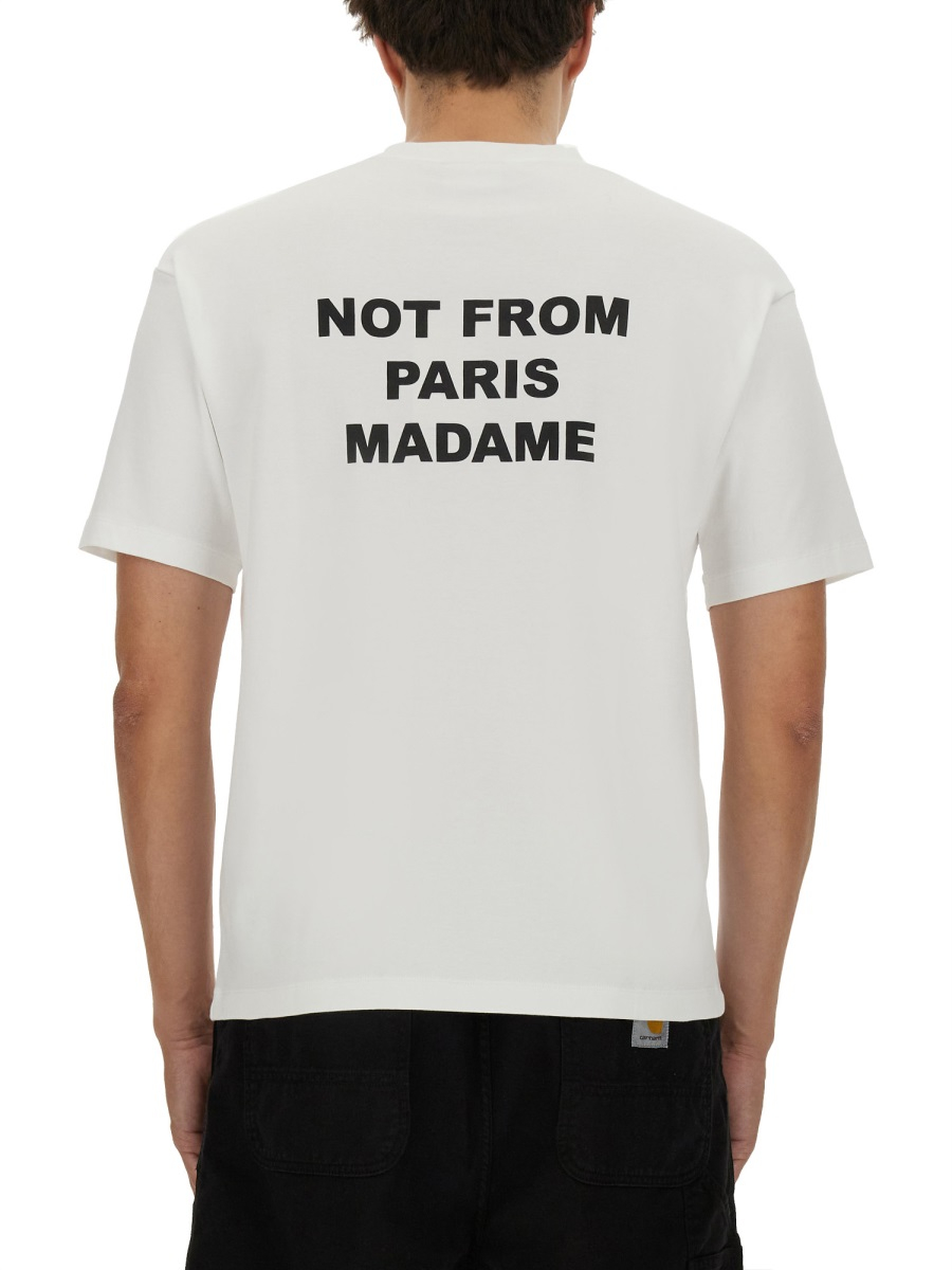 [DROLE DE MONSIEUR] T-shirts Short Sleeve FW26 TS203_CO002OPTICWHITE