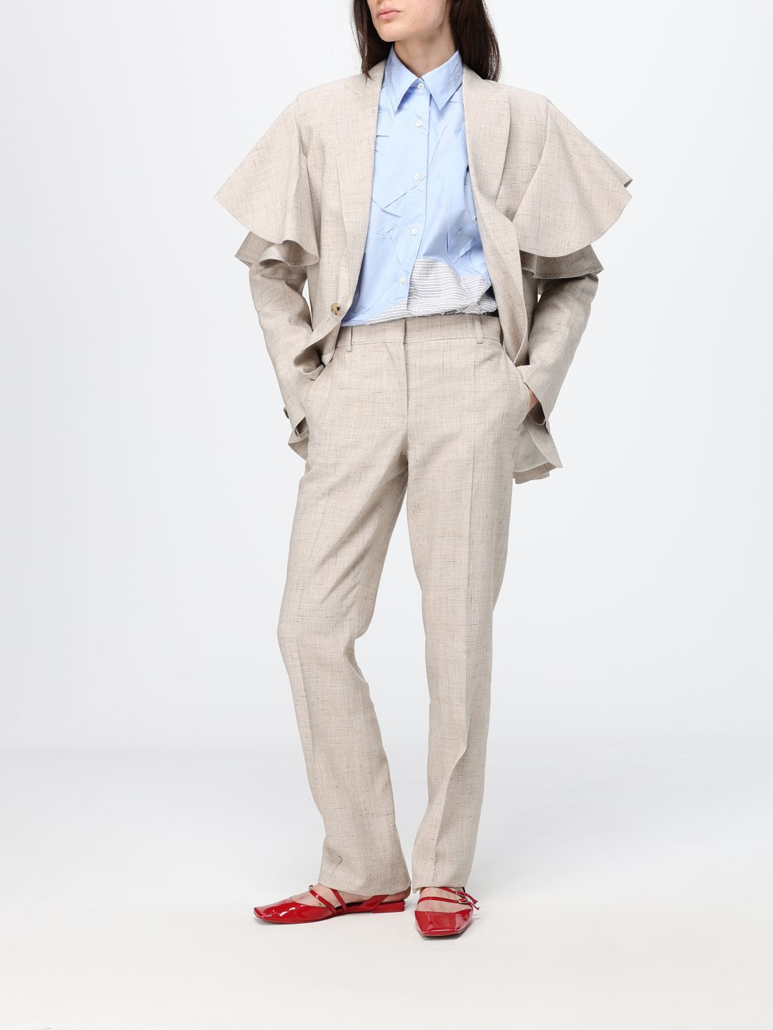 [MOSCHINO COUTURE] Trousers SS26 03110420 1462