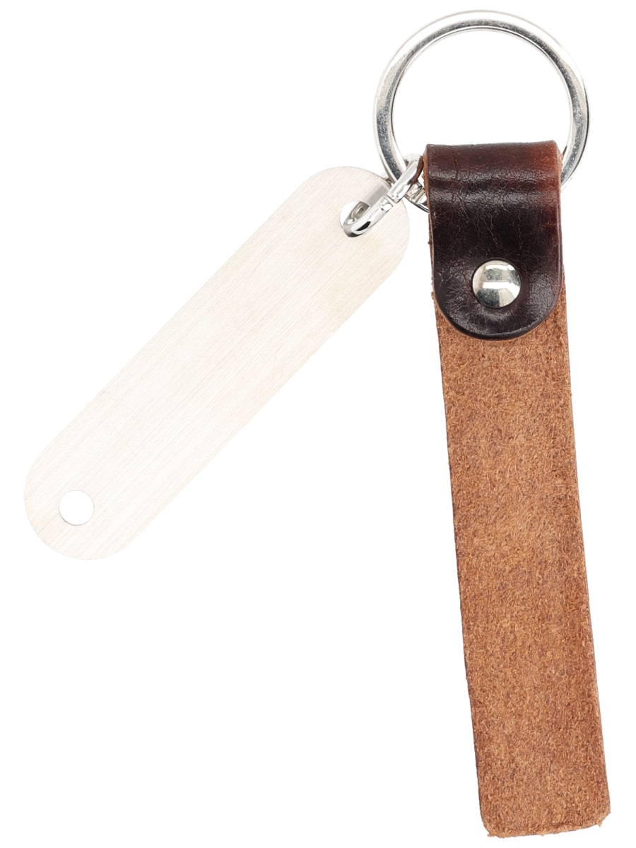 [Our Legacy] Keyring SS26 A4258RBL_BROWNLEATHER