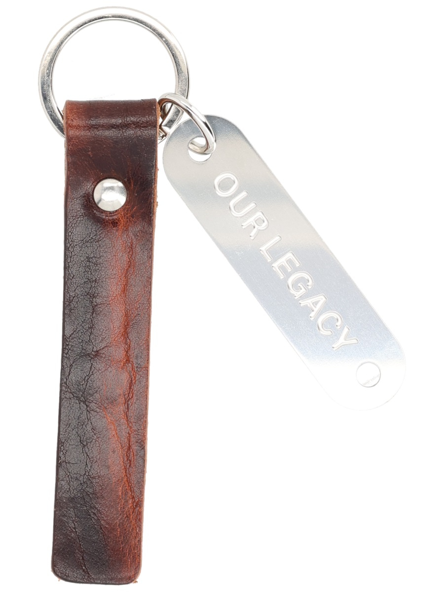 [Our Legacy] Keyring SS26 A4258RBL_BROWNLEATHER