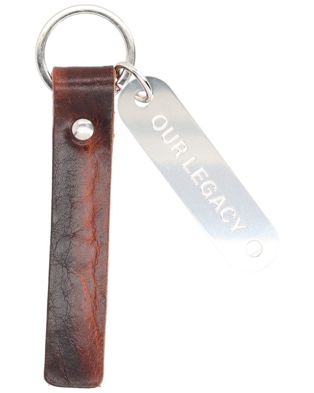 [Our Legacy] Keyring SS26 A4258RBL_BROWNLEATHER