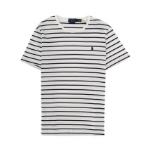 [Polo Ralph Lauren] T-shirts Short Sleeve SS26 710B16648_002WHITE/REFINEDNAVY