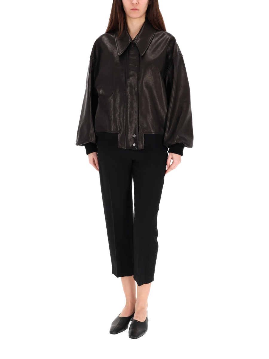 [KHAITE] Leather Jacket SS26 6166729_L729200