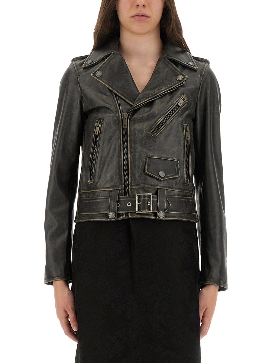 [Golden Goose] Leather Jacket SS26 GWP00848_P00064790100