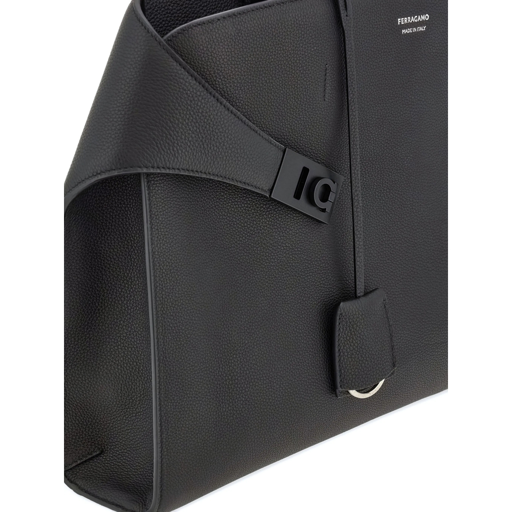 [Ferragamo] Tote bag FW26 241683 0779072 NERO