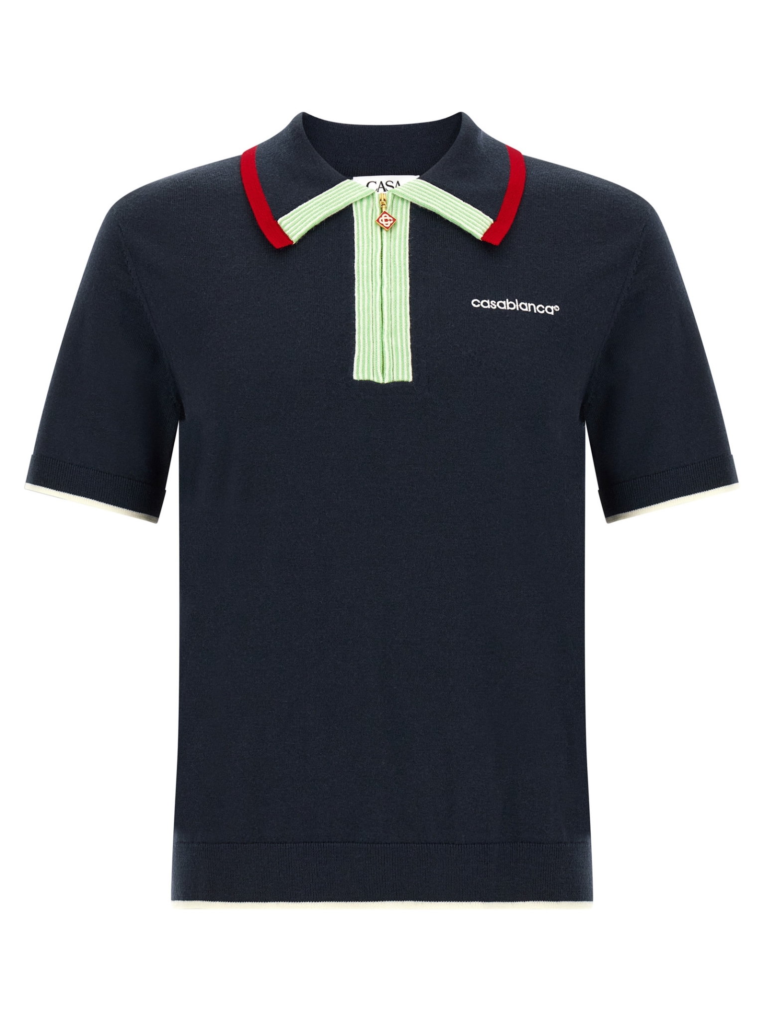 [Casablanca] T-shirts Short Sleeve FW26 MPF26KW84601NAVY