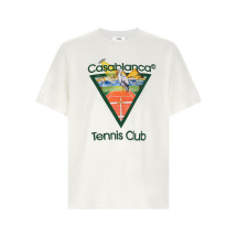[Casablanca] T-shirts Short Sleeve FW26 MPF26JTS00103TENNISCLUBTRIANGLE