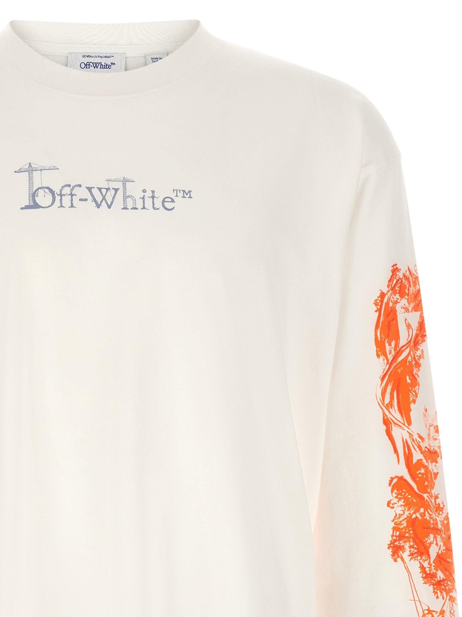 [Off-White] T-shirts Long Sleeve FW26 OMAB09CF26JER00610100100