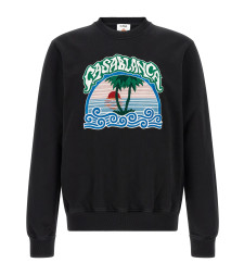 [Casablanca] Sweatshirt FW26 MPF26JTP29301PALMTREEEMBLEM