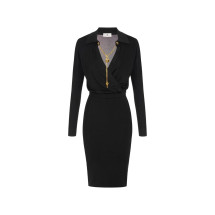 [ELISABETTA FRANCHI] Long sleeve dress FW26 AM19S66E2110