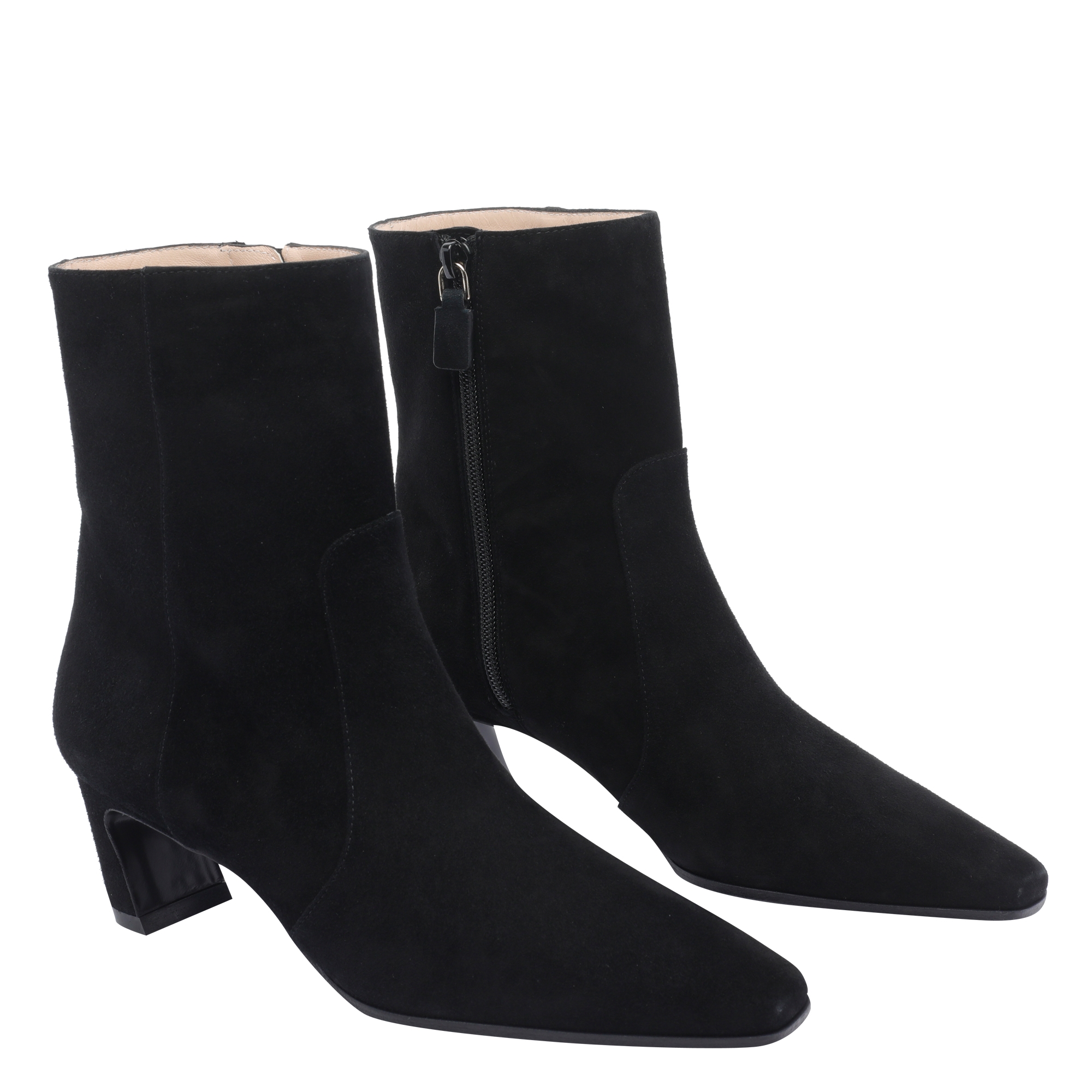 [Stuart Weitzman] Ankle Boots FW26 SM498 STASSI ZIP BOOTIE 50SUEBLK