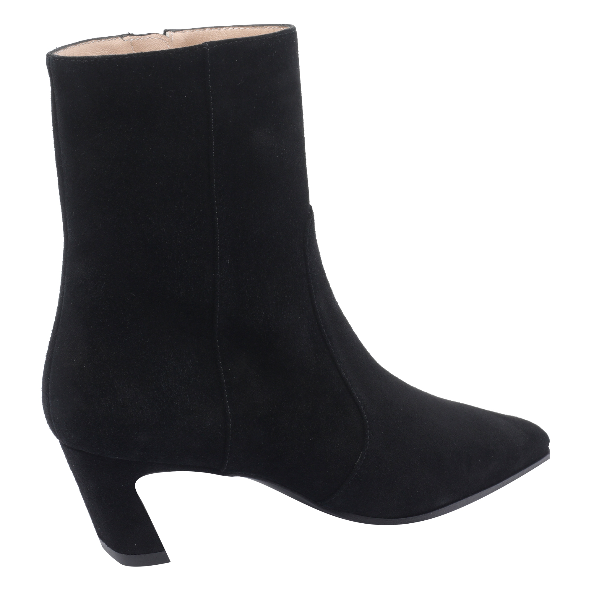 [Stuart Weitzman] Ankle Boots FW26 SM498 STASSI ZIP BOOTIE 50SUEBLK
