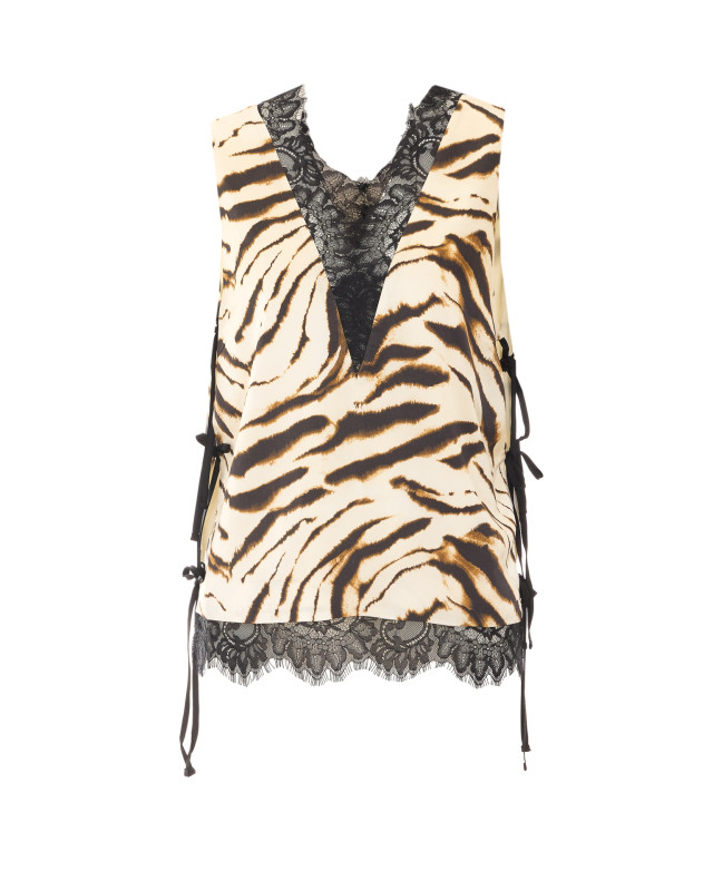 [GANNI] T-shirts Sleeveless FW26 A1040399 135
