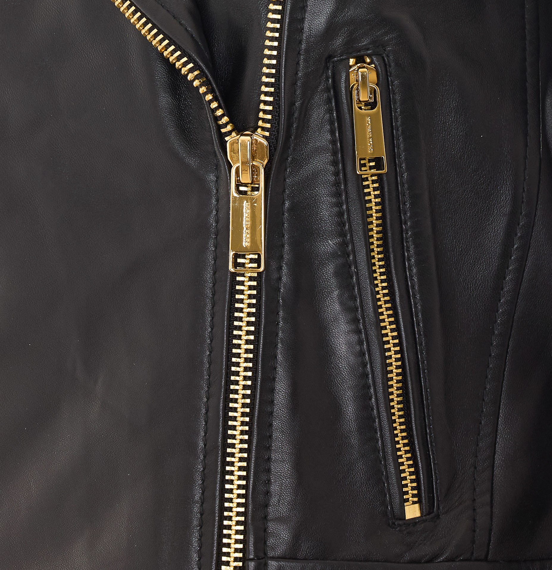 [MICHAEL MICHAEL KORS] Leather Jacket FW26 MT520IE8RK001
