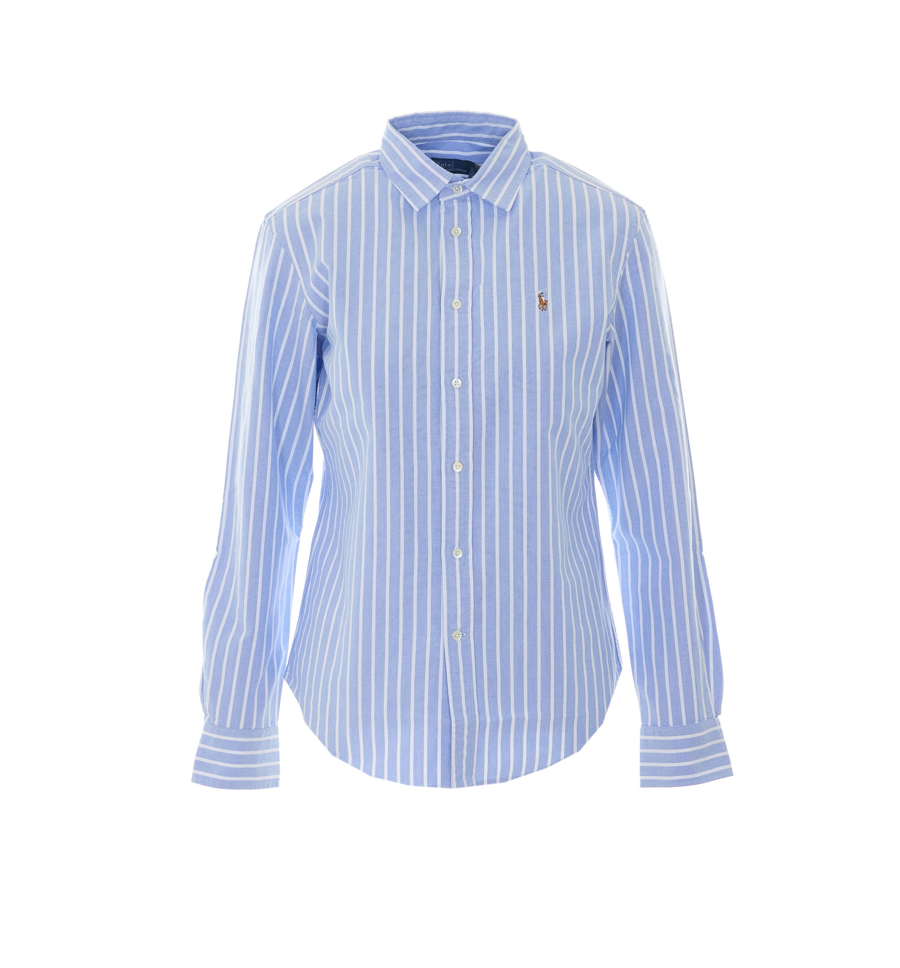 [Polo Ralph Lauren] Shirts Long Sleeve FW26 211891377004BLUE/WHITE