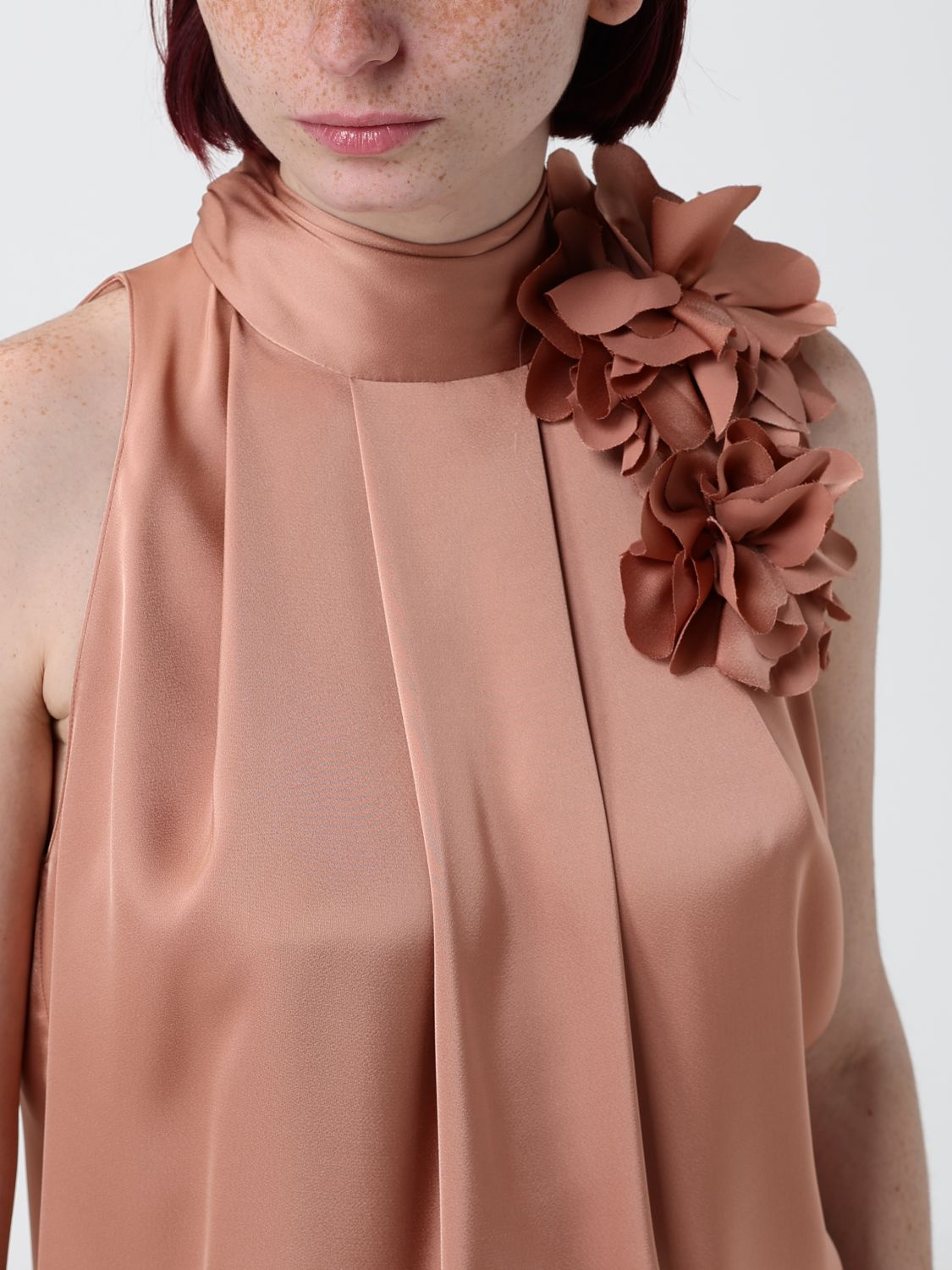 [H COUTURE] T-shirts Sleeveless SS26 HM32224653 MOCHA MOUSSE