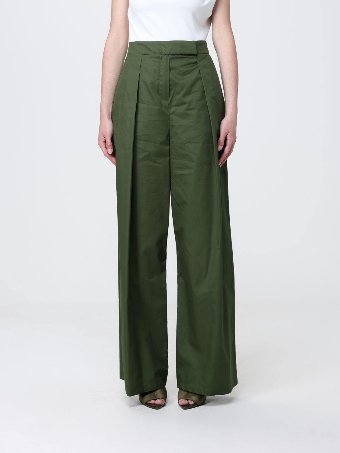 [HANITA] Trousers SS26 HP16254597 MILITARE