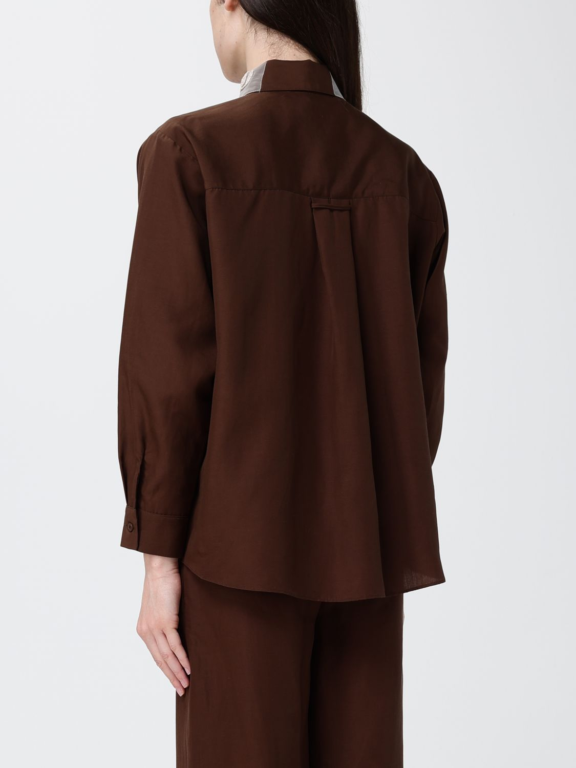 [HANITA] Shirts Long Sleeve SS26 HC6934584 EBANO