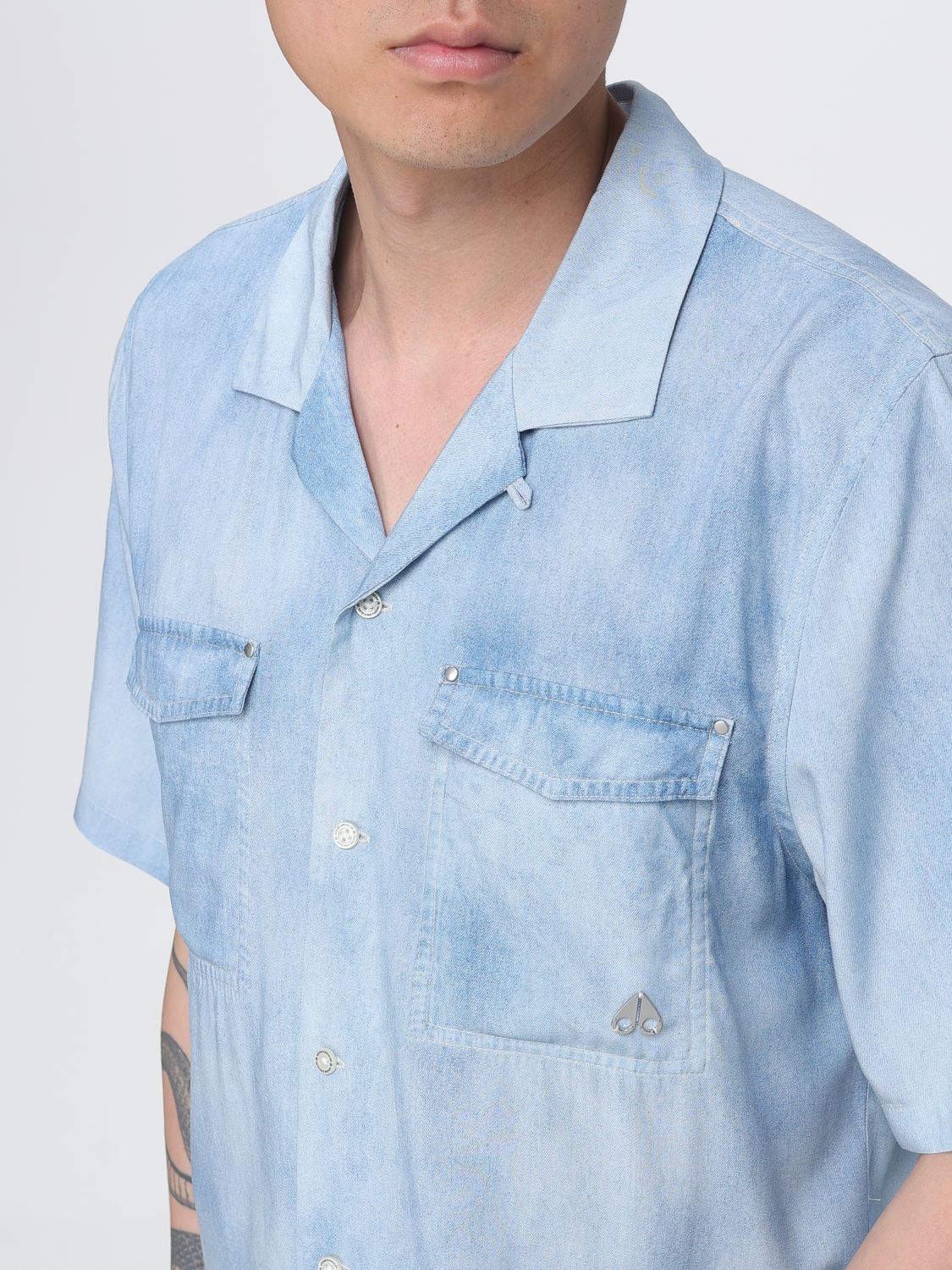 [Moose Knuckles] Shirts Short Sleeve SS26 M16MT718H1 1921
