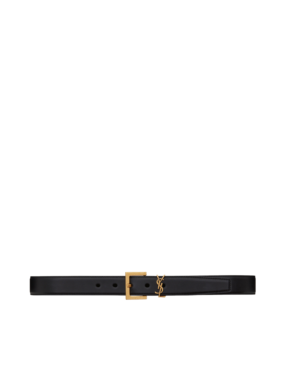 [Saint Laurent] Belt FW26 634437BOO0W1000 BLACK