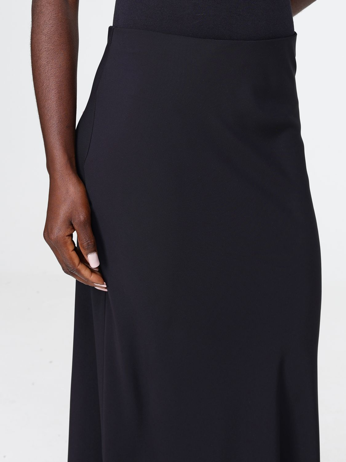 [HANITA] Long skirt SS26 HG10314558 NERO