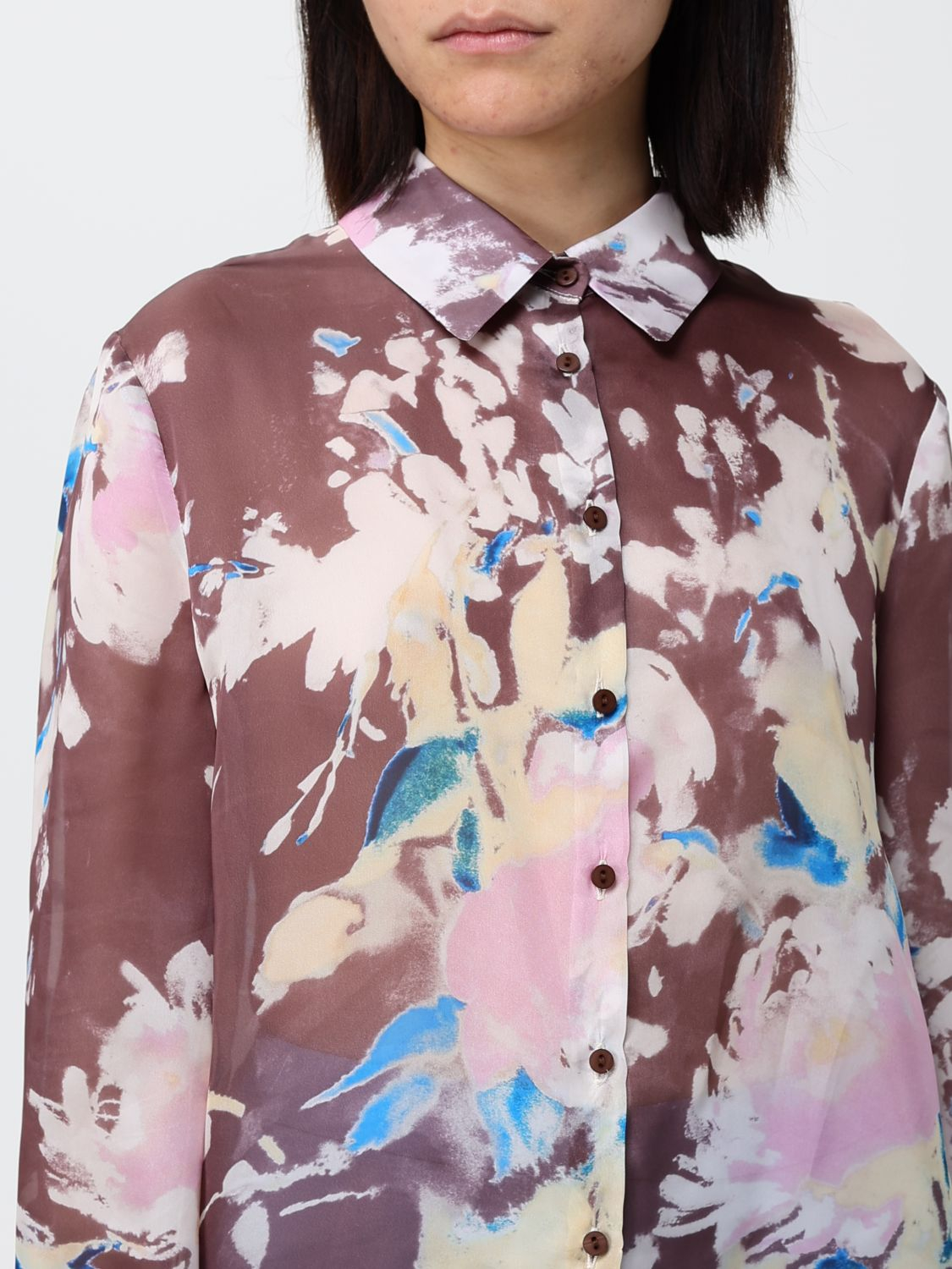 [HANITA] Shirts Long Sleeve SS26 HC7064624 EBANO