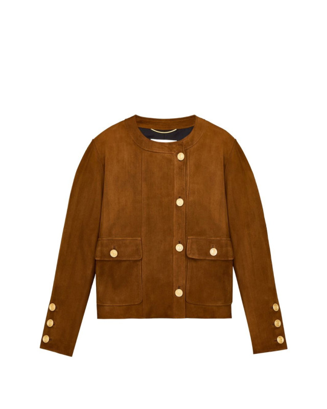 [Saint Laurent] Leather Jacket FW26 876897YCUM22705