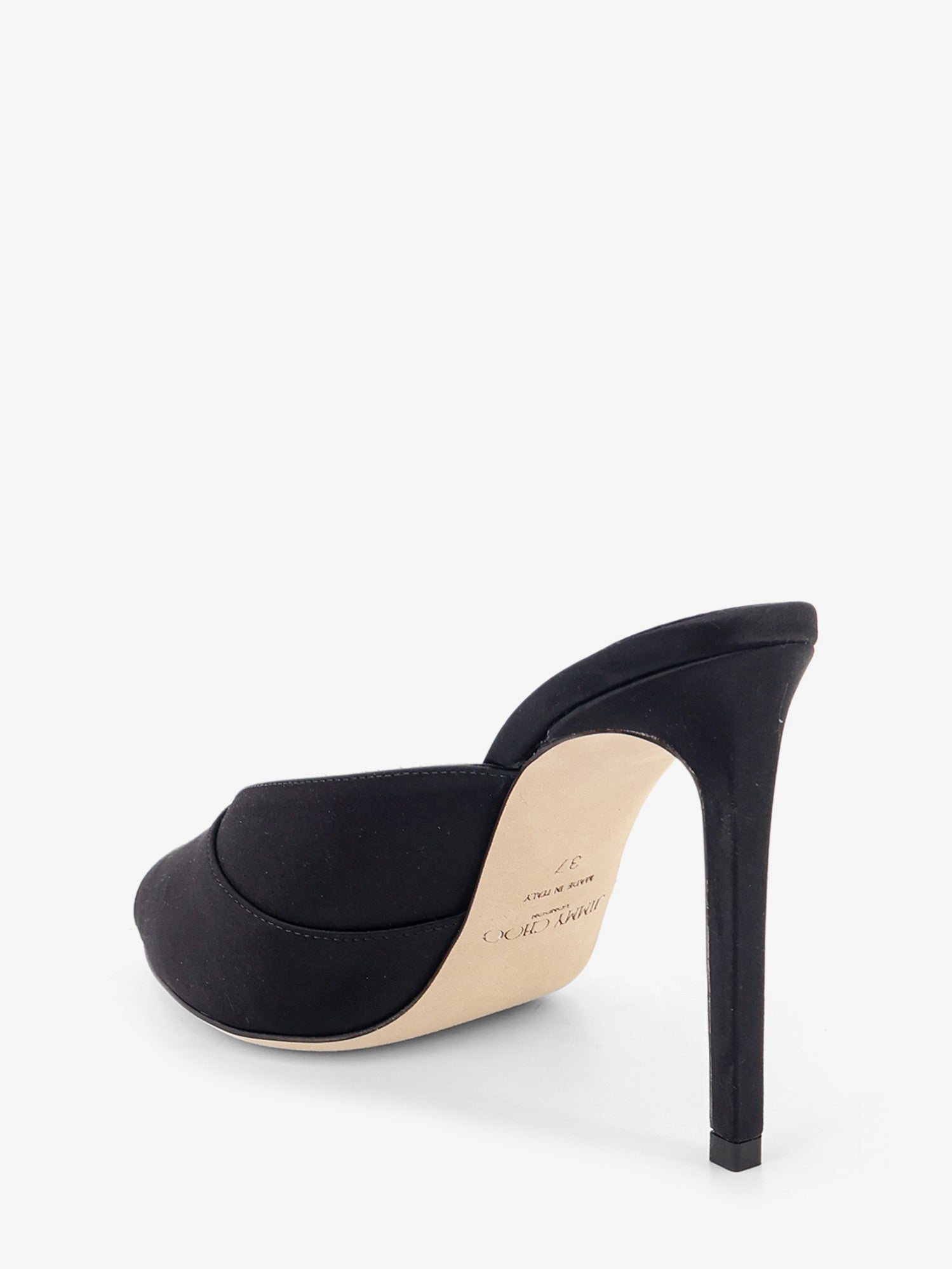 [Jimmy Choo] Sandals FW26 BRIGITTEMULE100SATBLACK