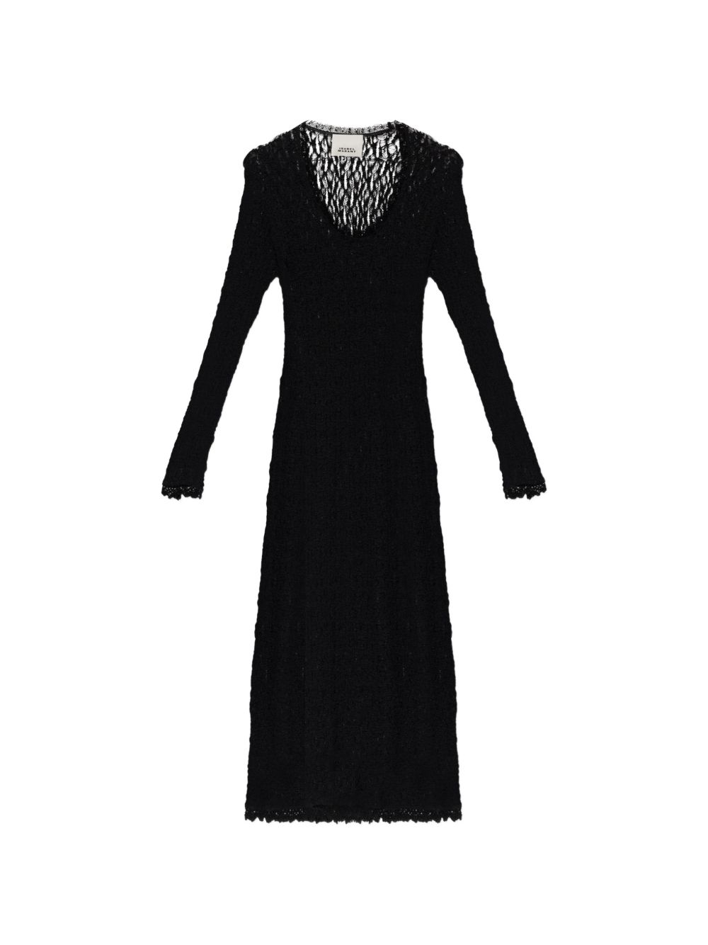 [Isabel Marant] Long sleeve dress FW26 RO1193FA-D3J17I01BK