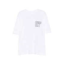 [Off White] T-shirts Short Sleeve FW26 OMAA120F26JER00Y10