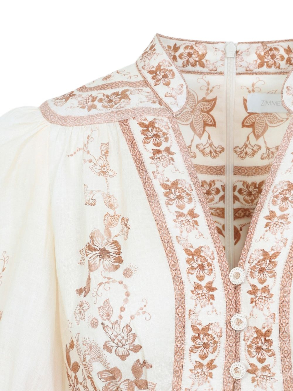 [Zimmermann] Long sleeve dress FW26 3501DSS262CRTFL