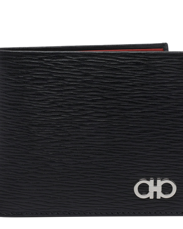 [Salvatore Ferragamo] Wallet FW26 68595666A063NERO/RED
