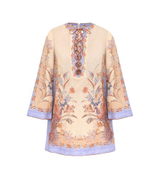[Zimmermann] Long sleeve dress FW26 8076DSS262BSFL